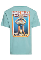 King Kerosin - T-Shirt mit Oldschool-Print «Boobs & Balls»