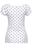 Queen Kerosin - T-Shirt mit Polka-Dots
