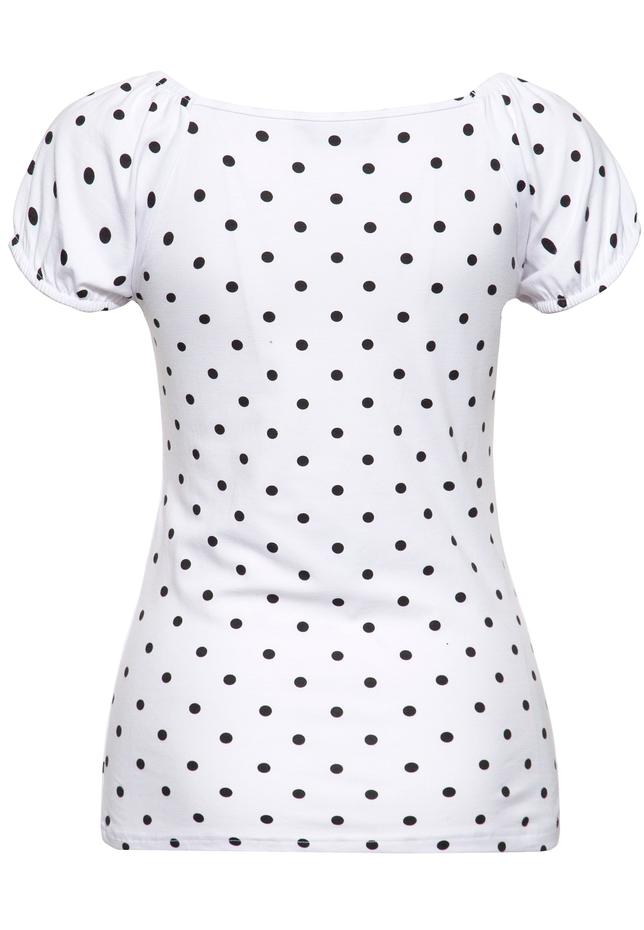 Queen Kerosin - T-Shirt mit Polka-Dots