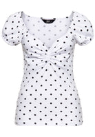 Queen Kerosin - T-Shirt mit Polka-Dots