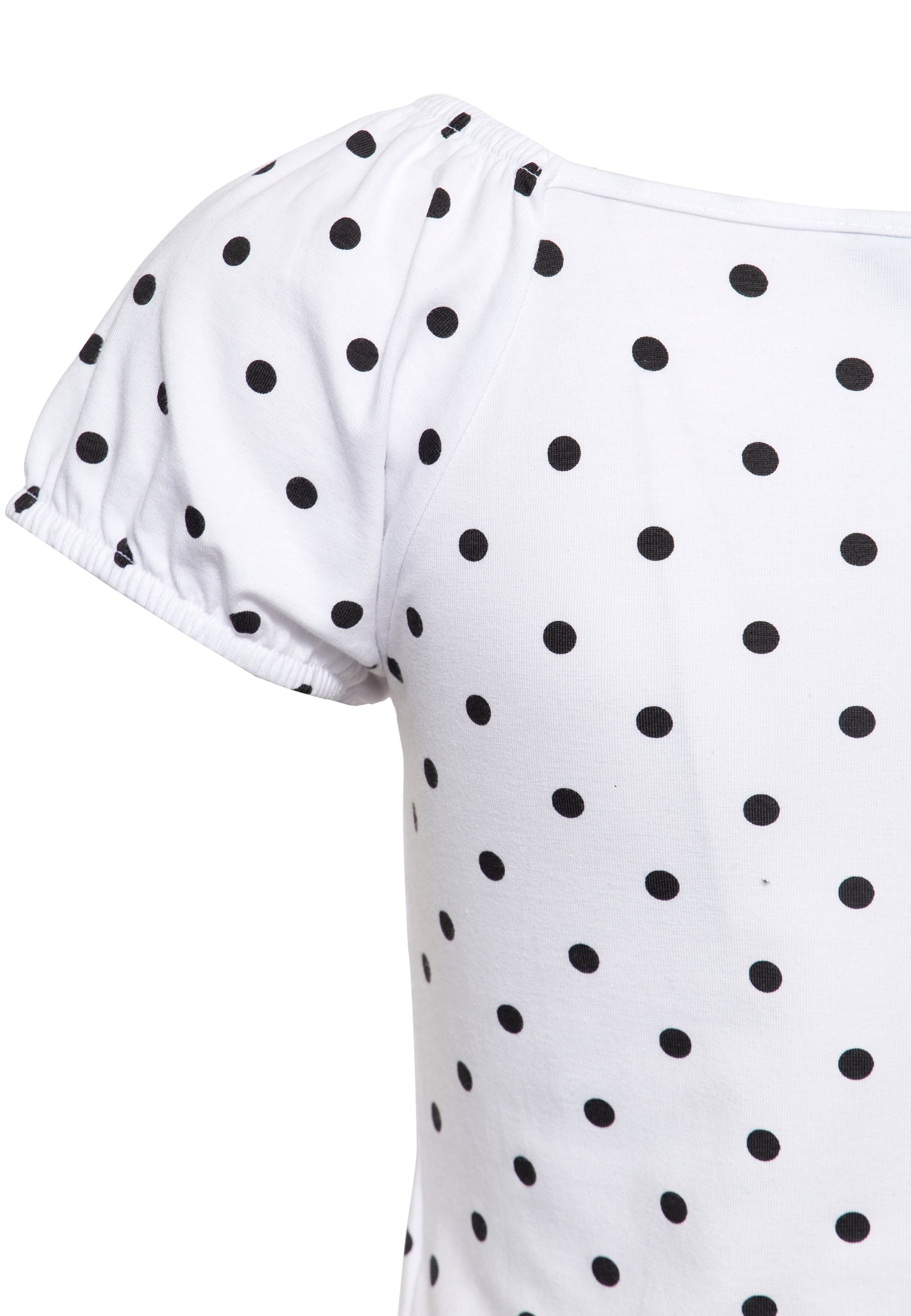 Queen Kerosin - T-Shirt mit Polka-Dots