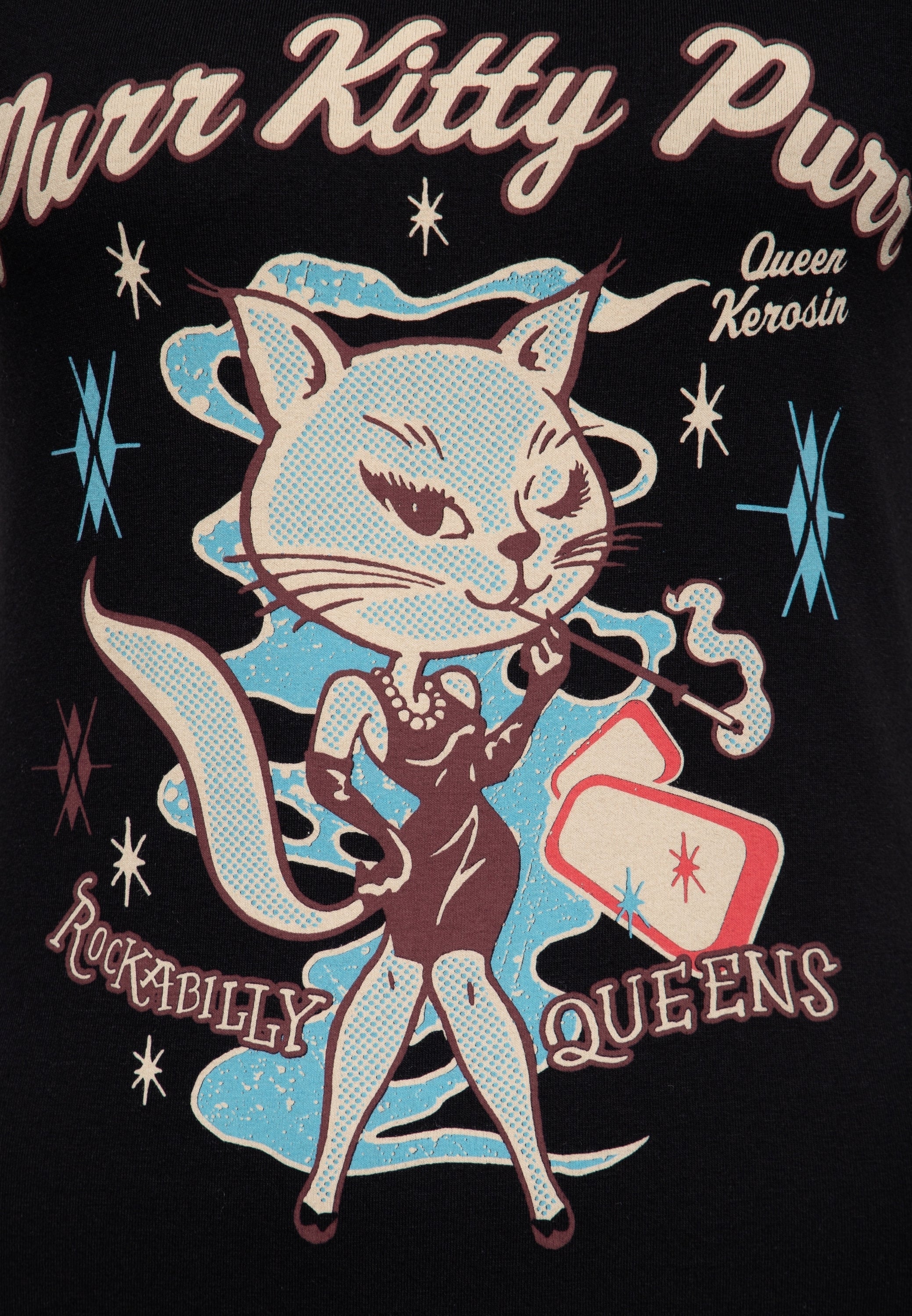 Queen Kerosin - T-Shirt «Purr Kitty Purr»