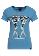 T-Shirt «Troublemaker» T-Shirts von Queen Kerosin