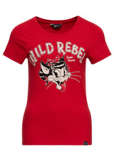 T-Shirt «Wild Rebel» T-Shirts von Queen Kerosin