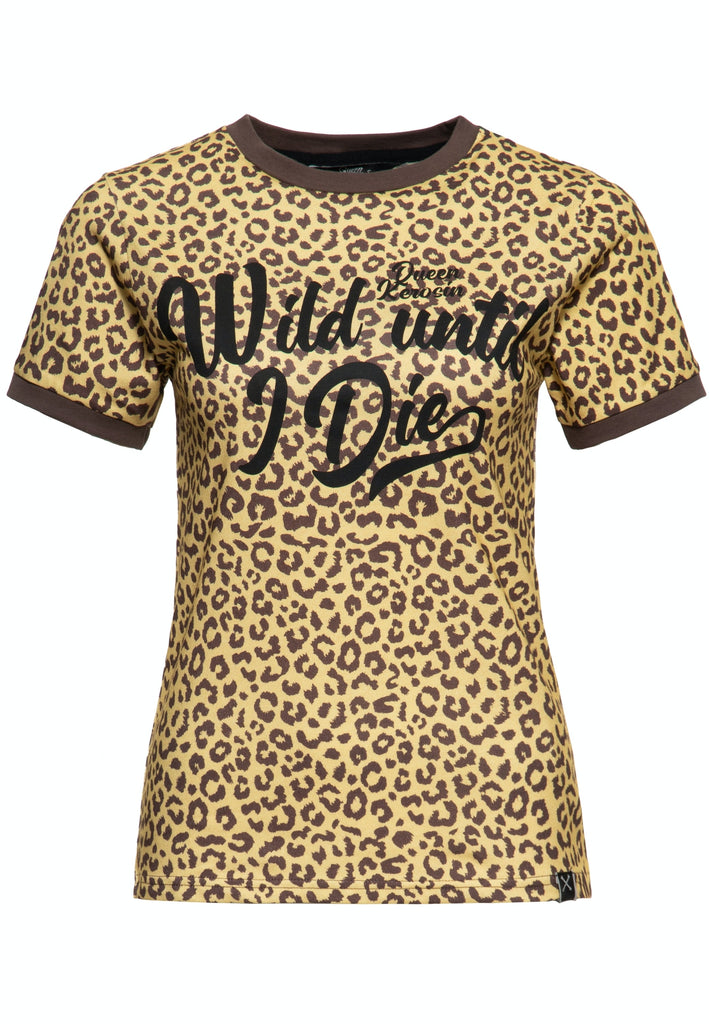 Queen Kerosin T-Shirt «Wild until I Die»