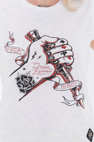 Queen Kerosin - Tank Top mit rockigem Front Druck «F*ck The Rules»