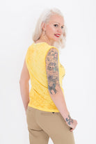 Queen Kerosin - Tank Top mit rockigem Front Druck «F*ck The Rules»