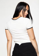 Queen Kerosin - Vintage Contrast T-Shirt «Built it up!»