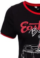 Queen Kerosin - Vintage Contrast T-Shirt «East Side Babe»
