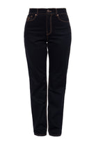 Queen Kerosin - Vintage High Waist Jeans mit geradem Bein «Melly»