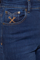 Queen Kerosin - Vintage High Waist Jeans mit geradem Bein «Melly»