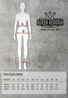 Queen Kerosin - Vintage High Waist Jeans mit geradem Bein «Melly»