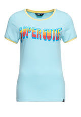 Vintage Ringer T-Shirt «Super Cutie» T-Shirts von Queen Kerosin