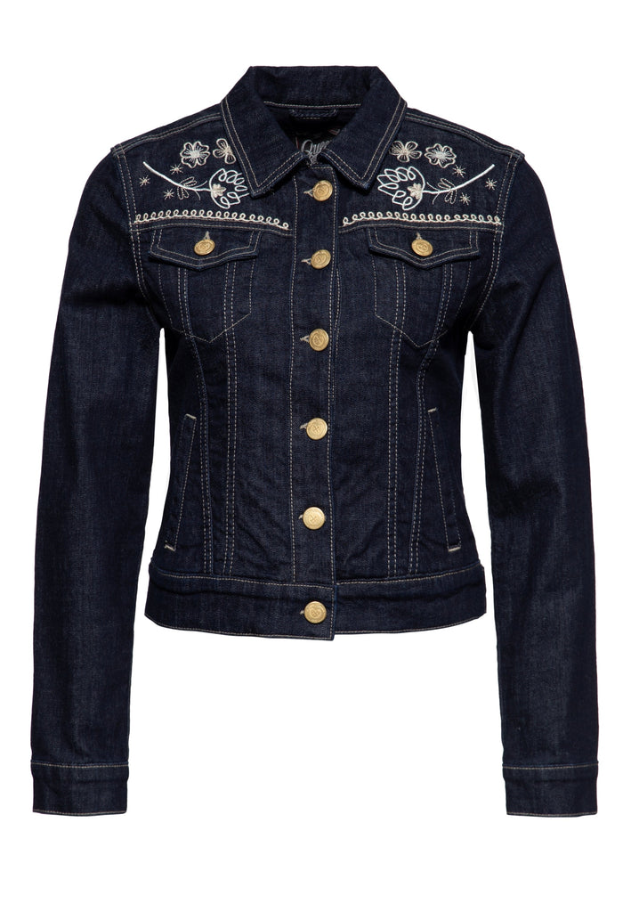 Queen Kerosin - Western Jeansjacke