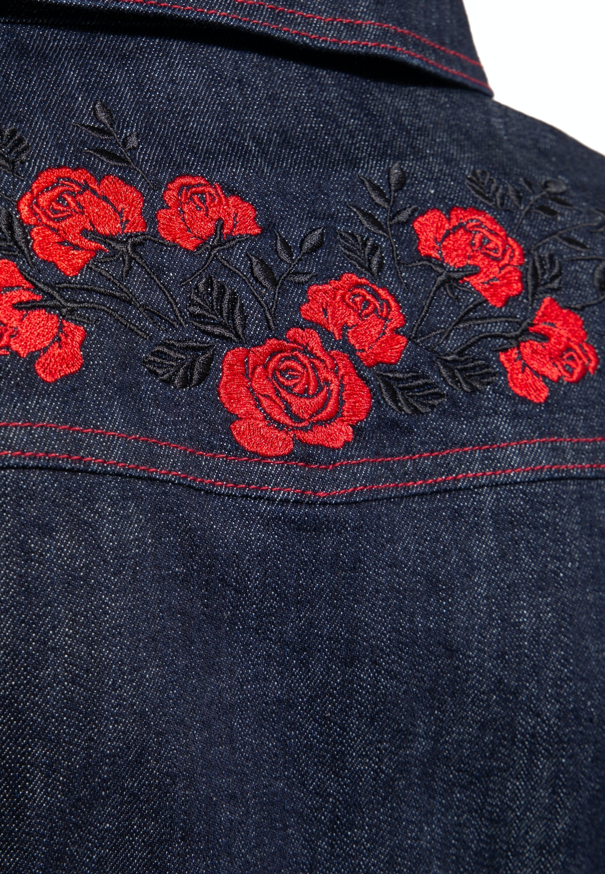 Queen Kerosin - Western Overall «Roses»