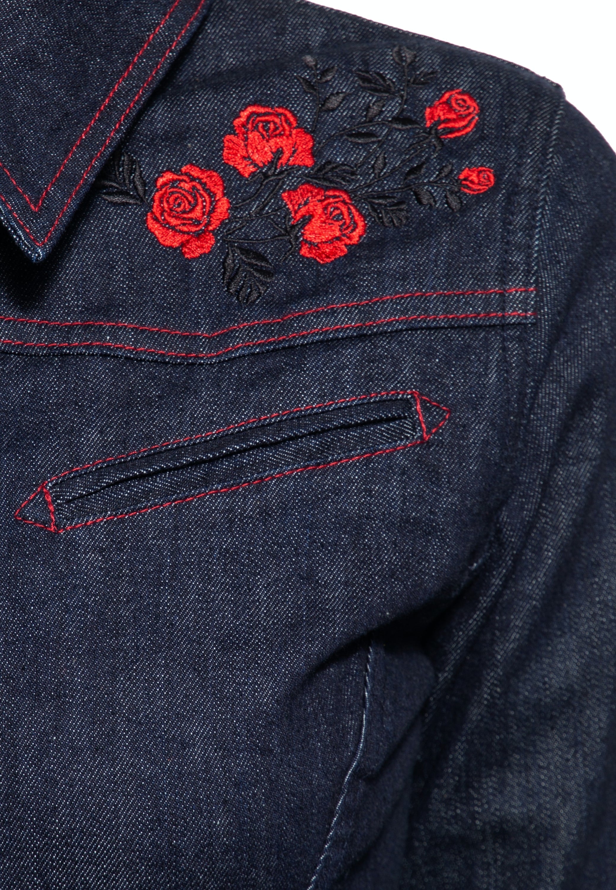 Queen Kerosin - Western Overall «Roses»