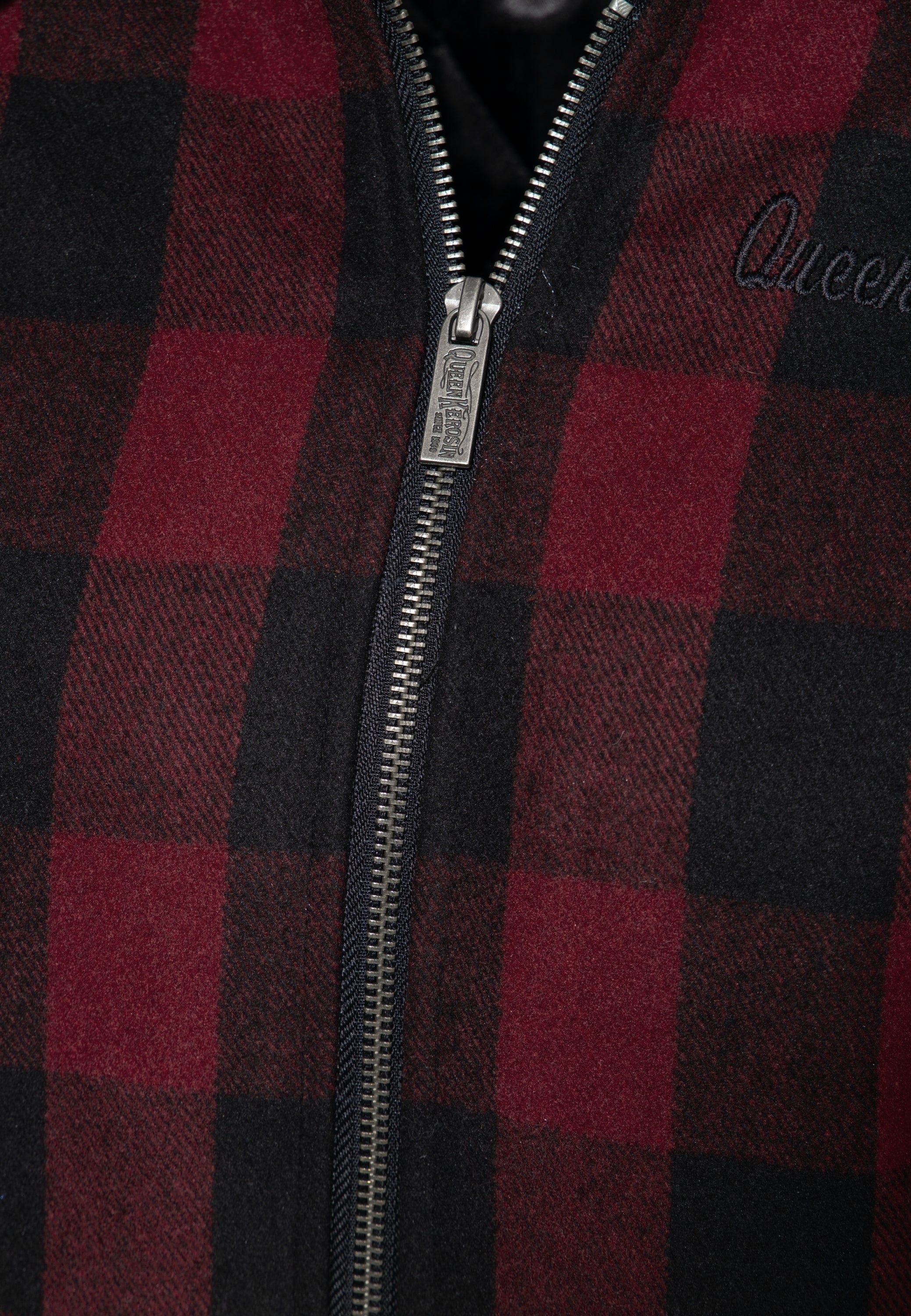 Queen Kerosin - Wolljacke mit Karo-Muster