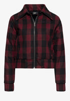 Queen Kerosin - Wolljacke mit Karo-Muster