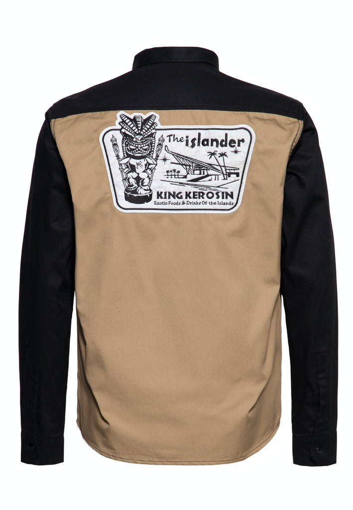 King Kerosin - Workwear Hemd Langarm «The Islander»
