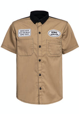 Workwear Kurzarm Hemd «All You Need is Beer» Hemden - Kurzarm von King Kerosin