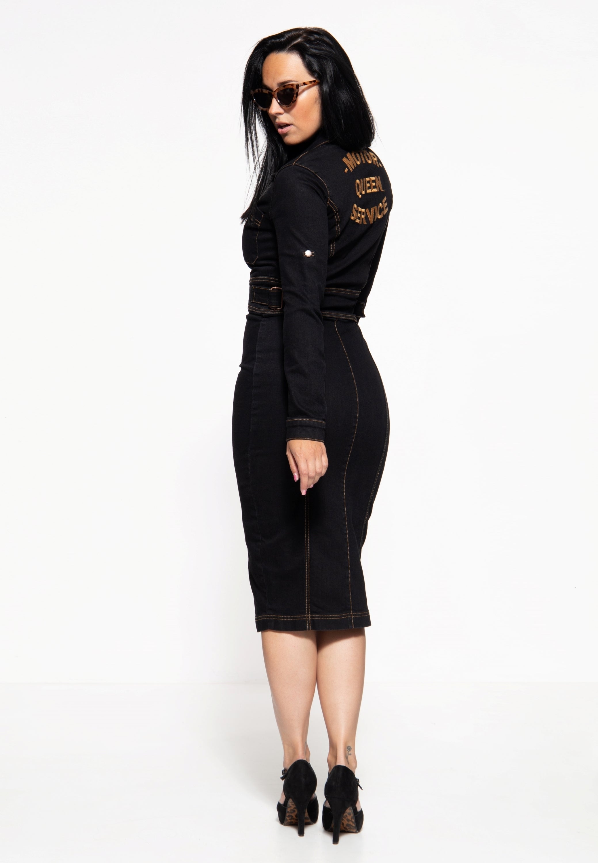Queen Kerosin - Workwear Pencil Dress