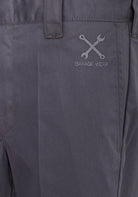 King Kerosin - Workwear Shorts in Oil-Washed Optik «Garage Wear»