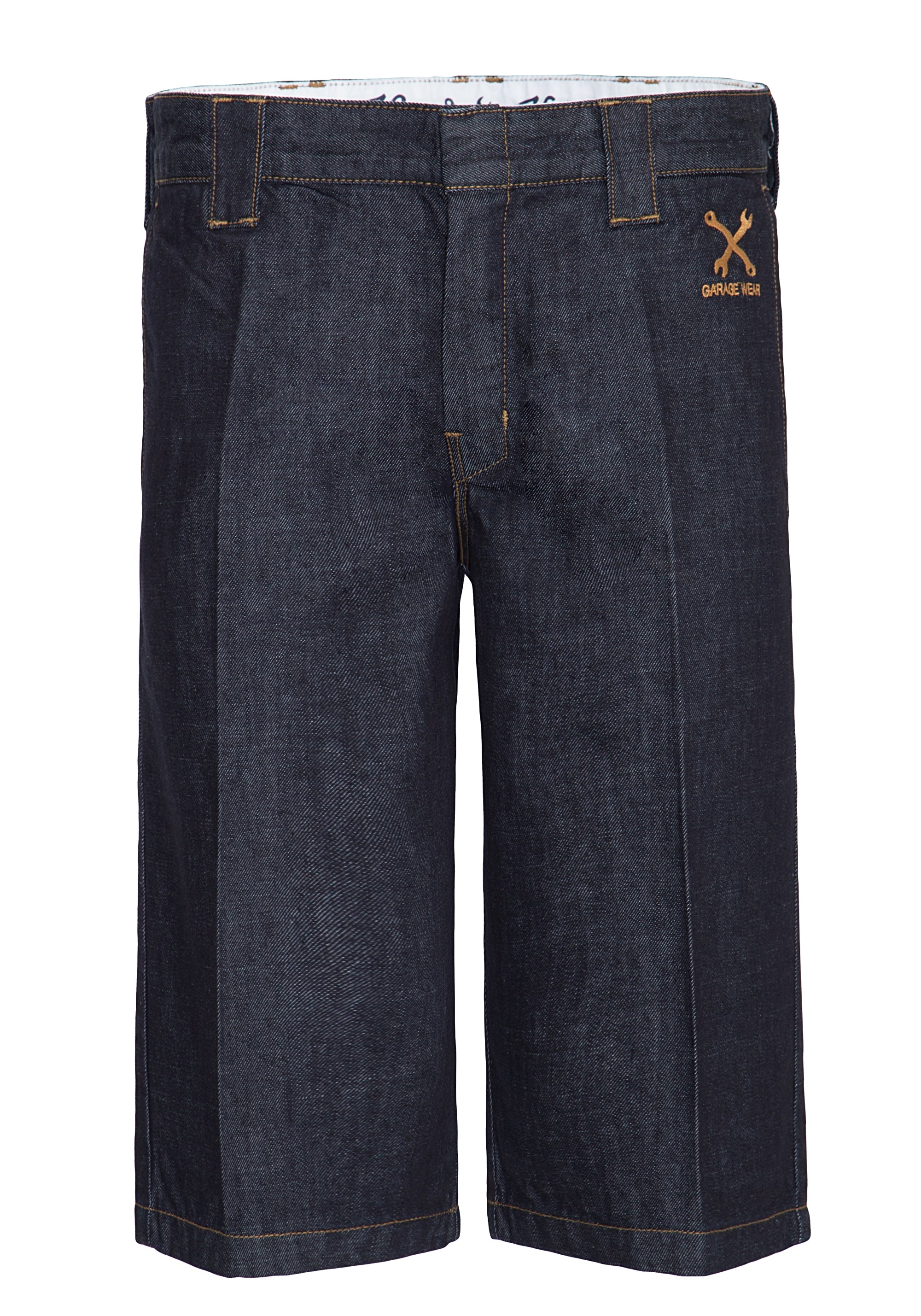 King Kerosin - Workwear Shorts in Oil-Washed Optik «Garage Wear»