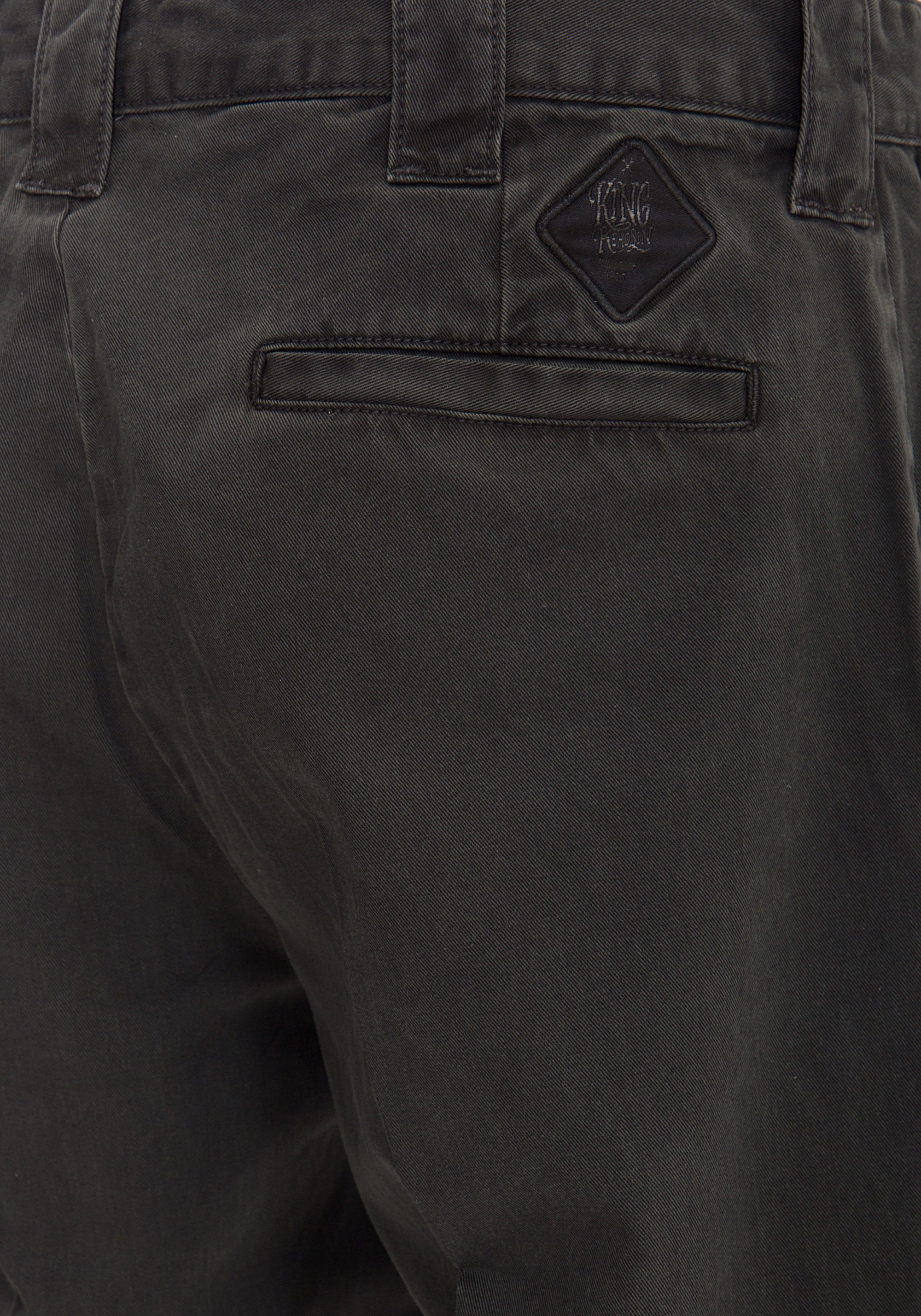King Kerosin - Workwear Shorts in Oil-Washed Optik «Garage Wear»